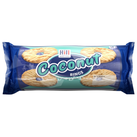 Hill Biscuits Coconut Rings 150g